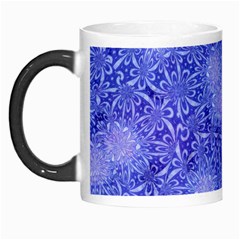 Retro Flower Pattern Design Batik Morph Mugs by Simbadda