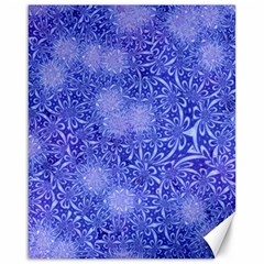 Retro Flower Pattern Design Batik Canvas 16  X 20  