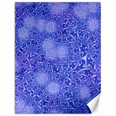 Retro Flower Pattern Design Batik Canvas 18  X 24  