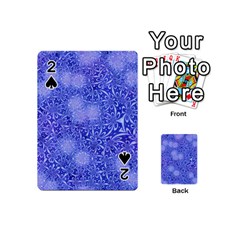 Retro Flower Pattern Design Batik Playing Cards 54 (mini) 