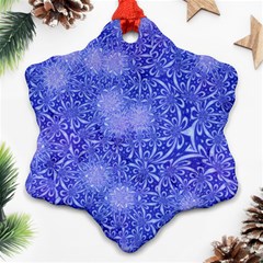 Retro Flower Pattern Design Batik Ornament (snowflake)