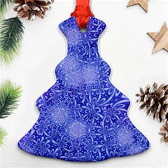 Retro Flower Pattern Design Batik Ornament (christmas Tree) 