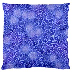 Retro Flower Pattern Design Batik Large Cushion Case (one Side)