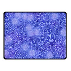 Retro Flower Pattern Design Batik Double Sided Fleece Blanket (small) 