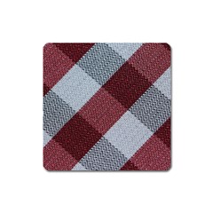 Textile Geometric Retro Pattern Square Magnet