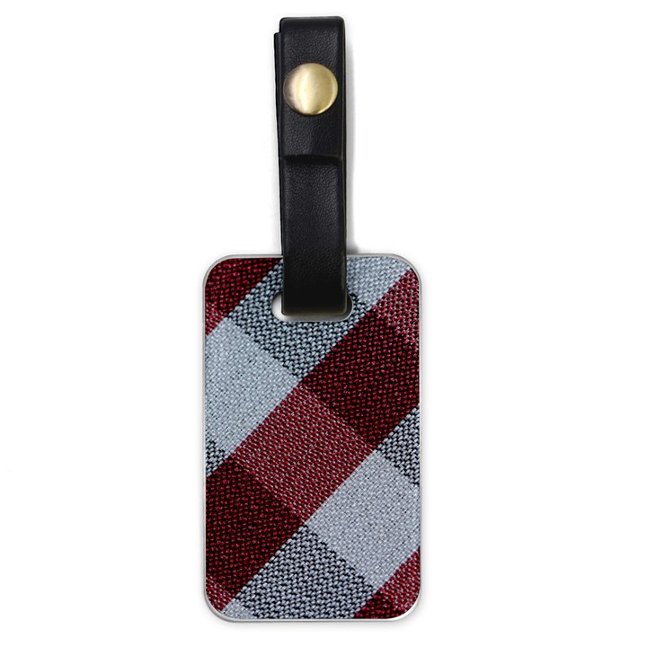 Textile Geometric Retro Pattern Luggage Tags (One Side) 