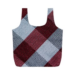 Textile Geometric Retro Pattern Full Print Recycle Bags (m) 