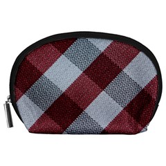 Textile Geometric Retro Pattern Accessory Pouches (large) 