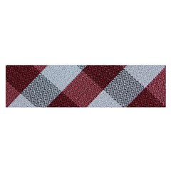 Textile Geometric Retro Pattern Satin Scarf (oblong)