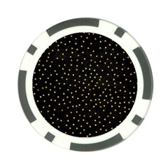 Grunge Retro Pattern Black Triangles Poker Chip Card Guard (10 Pack)