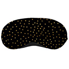 Grunge Retro Pattern Black Triangles Sleeping Masks