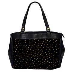 Grunge Retro Pattern Black Triangles Office Handbags