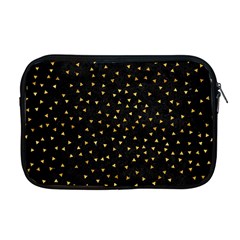 Grunge Retro Pattern Black Triangles Apple Macbook Pro 17  Zipper Case