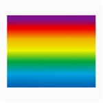 Rainbow Background Colourful Small Glasses Cloth Front