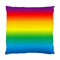 Rainbow Background Colourful Standard Cushion Case (one Side)