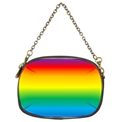 Rainbow Background Colourful Chain Purses (two Sides)  by Simbadda