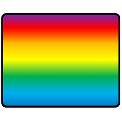 Rainbow Background Colourful Fleece Blanket (medium) 