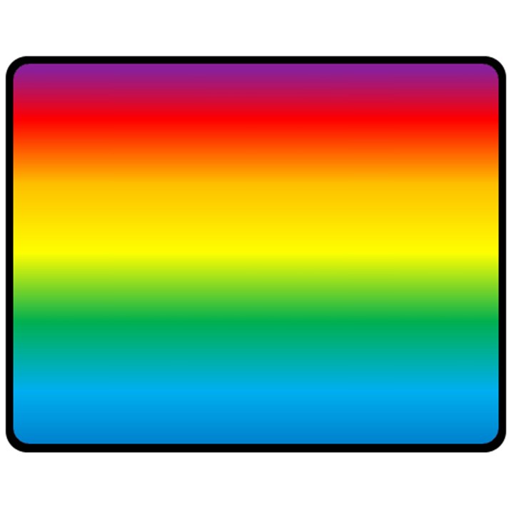 Rainbow Background Colourful Fleece Blanket (Medium) 