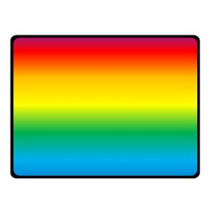 Rainbow Background Colourful Fleece Blanket (small)