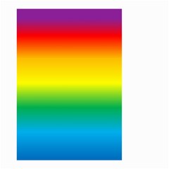 Rainbow Background Colourful Small Garden Flag (two Sides)