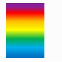 Rainbow Background Colourful Large Garden Flag (two Sides)