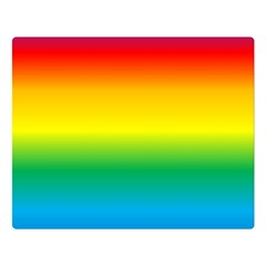 Rainbow Background Colourful Double Sided Flano Blanket (large) 