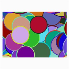 Dots Circles Colorful Unique Large Glasses Cloth (2-side)