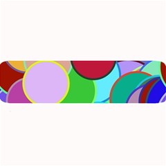 Dots Circles Colorful Unique Large Bar Mats by Simbadda