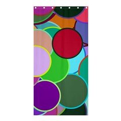 Dots Circles Colorful Unique Shower Curtain 36  X 72  (stall) 