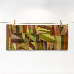 Earth Tones Geometric Shapes Unique Cosmetic Storage Cases