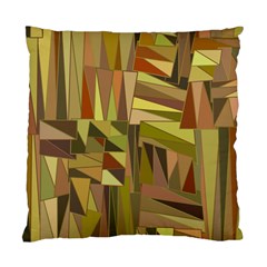 Earth Tones Geometric Shapes Unique Standard Cushion Case (two Sides)