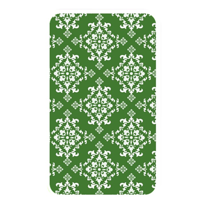 St Patrick S Day Damask Vintage Green Background Pattern Memory Card Reader