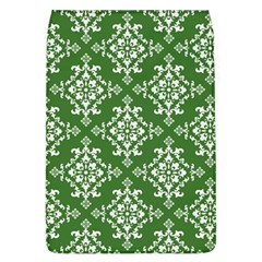 St Patrick S Day Damask Vintage Green Background Pattern Flap Covers (l)  by Simbadda