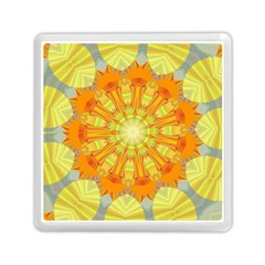 Sunshine Sunny Sun Abstract Yellow Memory Card Reader (square)  by Simbadda