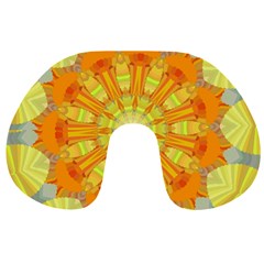 Sunshine Sunny Sun Abstract Yellow Travel Neck Pillows