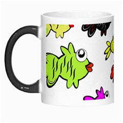 Fishes Marine Life Swimming Water Morph Mugs by Simbadda