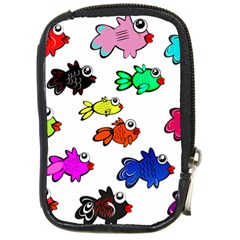 Fishes Marine Life Swimming Water Compact Camera Cases by Simbadda