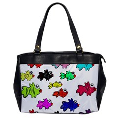 Fishes Marine Life Swimming Water Office Handbags by Simbadda