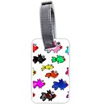 Fishes Marine Life Swimming Water Luggage Tags (One Side)  Front