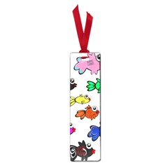 Fishes Marine Life Swimming Water Small Book Marks by Simbadda