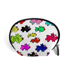 Fishes Marine Life Swimming Water Accessory Pouches (small)  by Simbadda