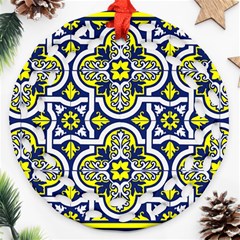 Tiles Panel Decorative Decoration Round Filigree Ornament (two Sides) by Simbadda