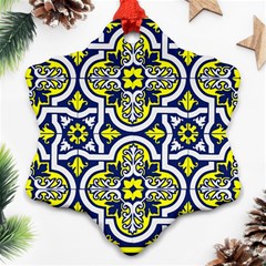 Tiles Panel Decorative Decoration Snowflake Ornament (two Sides)