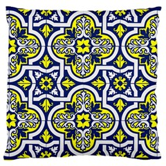 Tiles Panel Decorative Decoration Large Cushion Case (two Sides) by Simbadda