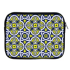 Tiles Panel Decorative Decoration Apple Ipad 2/3/4 Zipper Cases by Simbadda