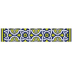 Tiles Panel Decorative Decoration Flano Scarf (large) by Simbadda