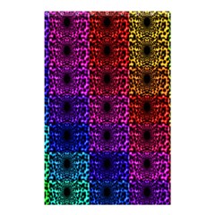 Rainbow Grid Form Abstract Shower Curtain 48  X 72  (small) 