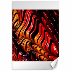 Fractal Mathematics Abstract Canvas 12  X 18  