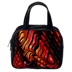 Fractal Mathematics Abstract Classic Handbags (one Side)