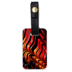 Fractal Mathematics Abstract Luggage Tags (one Side) 